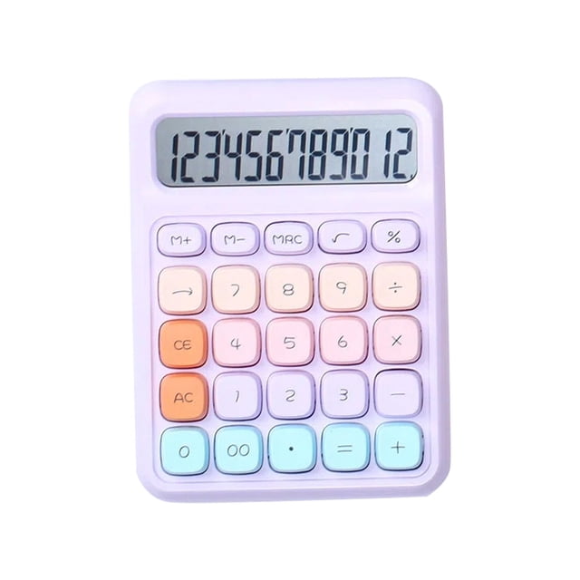 Ohufall High Color Dopamine Scientific Calculator Mechanical Key Basic Desk Calculator For Students