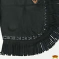 thumbnail image 4 of Hilason Western Horse Bull Riding Chinks Chaps Adult Pro Rodeo Bronc Leather Black, 4 of 6