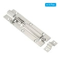 thumbnail image 3 of Unique Bargains Door Barrel Bolt Latch 5 Inch, 4 Pack Stainless Steel Security Latch Sliding Bolt, 3 of 5
