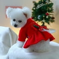 thumbnail image 3 of Merry Christmas Bowknot Decors Pet Dress Pet Skirt Festival Dress for Pet, 3 of 14