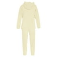 thumbnail image 5 of Baqcunre Women's Solid Color Hooded Sweater Suit Oversized Loose Matching Suit,Size S-XL,Sweat Set for Women,Two Piece Sets for Women,Winter Outfits for Women,Fall Outfits Women Trendy,Beige, 5 of 7