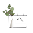 thumbnail image 1 of Japanese Hiragana Character HE Metal Picture Frame Cerac Vase Decor, 1 of 3