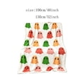thumbnail image 3 of Halloween Flannel Throw Blanket, Pumpkin Ghost Gnome Fleece Blanket, Soft Cozy Halloween Sofa Blanket for Couch, Bed, Living Room, Fall Home Decor, 3 of 5