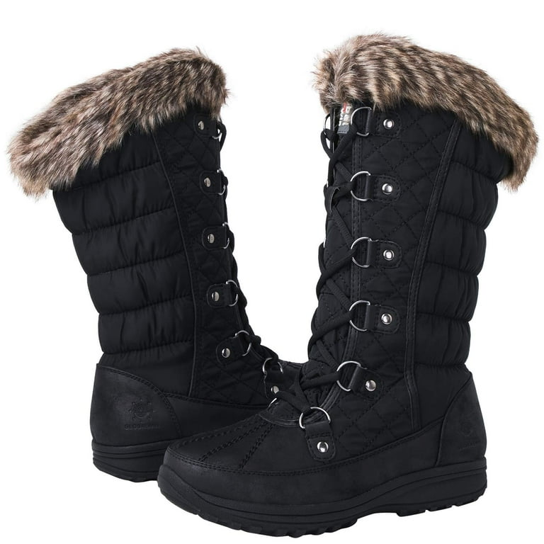 GLOBALWIN Women s 1816 Snow Boots 9 M US Women s 1816Black Walmart