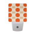 thumbnail image 6 of Yayeee LED Night Light for The Home Plug in With Light Sensors 2 Pack, Orange Geometric Circles, 6 of 6