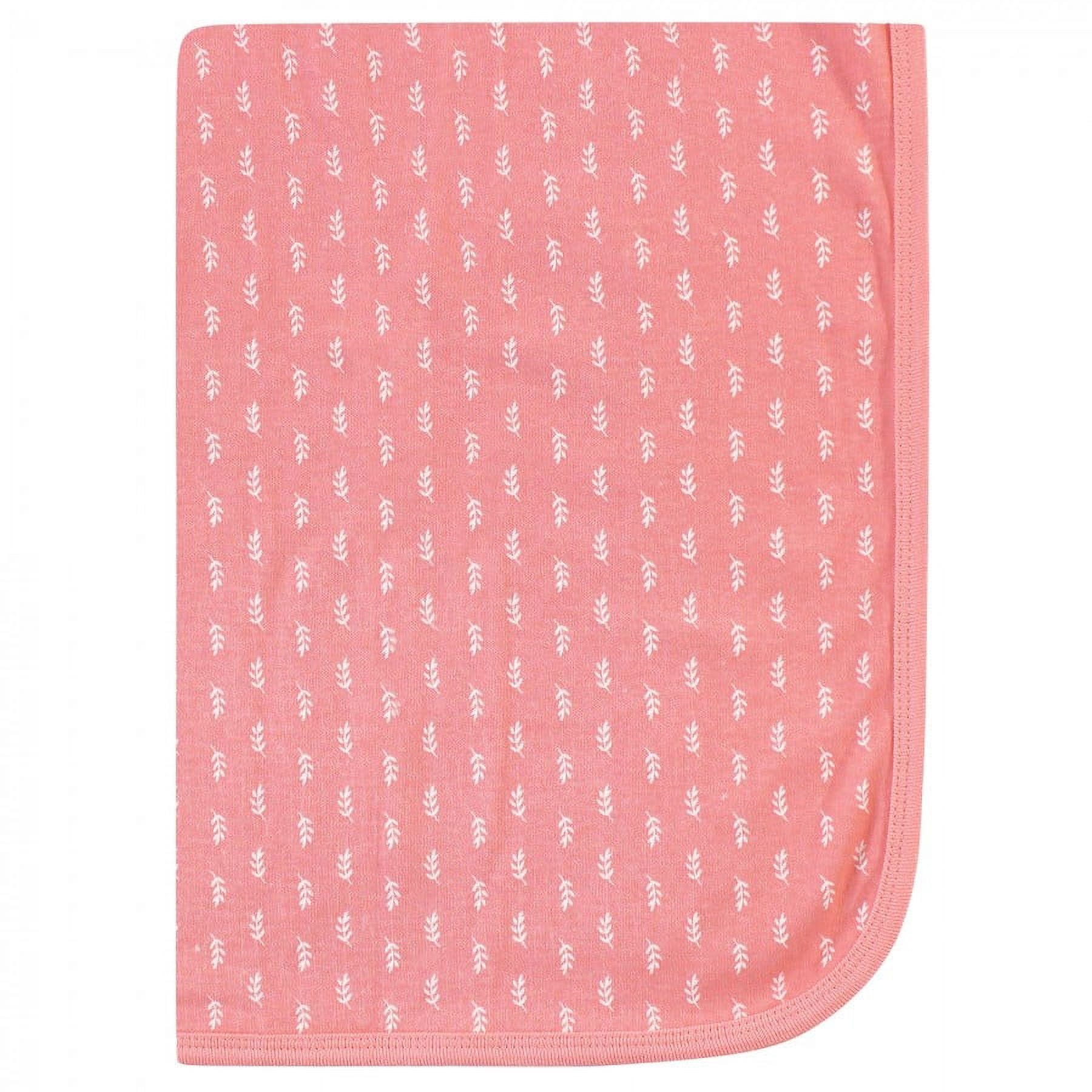 Hudson Baby Infant Girl Cotton Swaddle Blankets, Woodland Fox, One Size