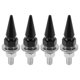 thumbnail image 1 of Tornillos de matrícula universales para motocicleta M6 de Unique Bargains, 54 mm, kit de tornos de matrícula antirrobo de aleación de aluminio negro, 4 piezas, 1 of 6
