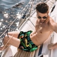 thumbnail image 2 of luoweisi Men's Beach Shorts Quick Dry Swim Trunks with Mesh Lining Snails L, 2 of 5