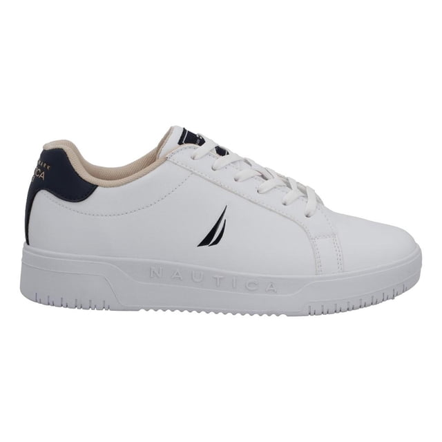 Tenis Nautica Hombre Casual Urbano Ajustable Clasicos blanco 25.5