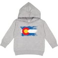 thumbnail image 2 of Inktastic Colorado Flag Distressed Look Toddler Hoodie, 2 of 4