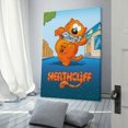 thumbnail image 3 of Heathcliff y los Gatos Cadillac Cuadro decorativo colgante - Arte de pared - Póster enmarcado - Decoración de pared - Regalos para familia, amigos y aficionados 40*60 cm, 3 of 6
