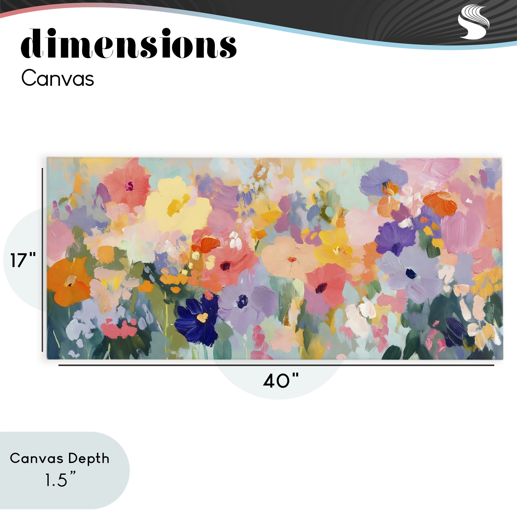 Stupell Industries Colorful Garden Variations Canvas Wall Art, design by Creative Studio