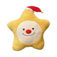 thumbnail image 2 of Nkmbld Christmas Decorations Throw Pillow Covers Christmas Red Nose Elfins Star Pillow Doll Chair Cushion for Sofa, Couch, Bed and Car, Yellow, 2 of 7