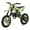 Green, variant on Happydeer 49cc Kids Dirt Bike, Gas Power Off Road Mini Motorcycle, Mini Bike with 10 inch Anti-slip Tires Front Rear Disc Brakes, Pull Start, 2-Stroke, Speeds up to 40km/h (Black)