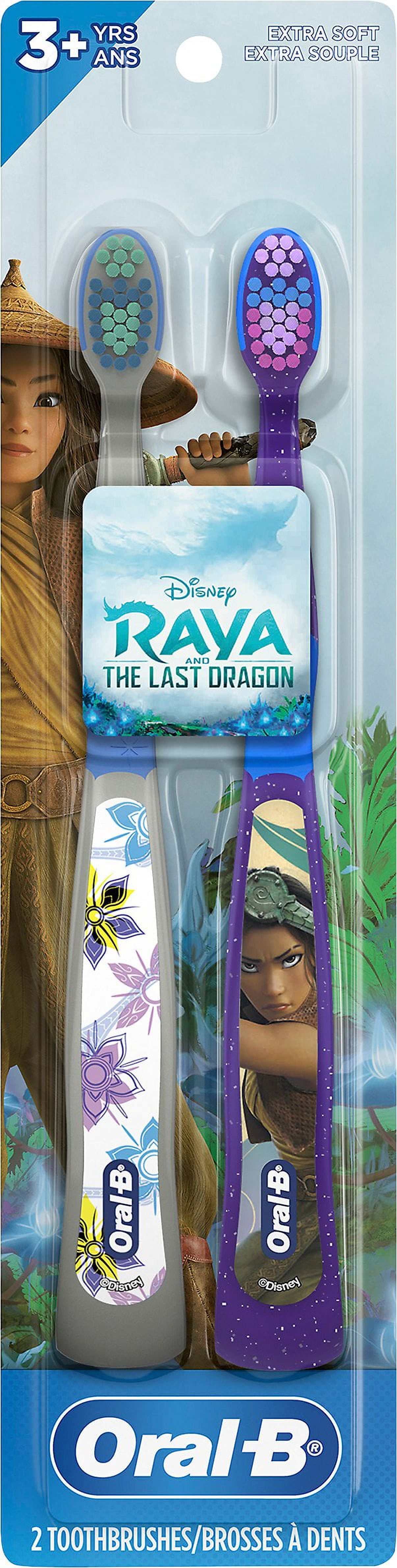 Oral-B Kids Extra Soft Manual Toothbrush Featuring Disney's Raya and the  Last Dragon - 2ct