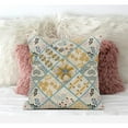 thumbnail image 4 of Amrita Sen Fall Patch Snowflowers Throw Pillow with Removable Cover in Gold Red White 16x16, 4 of 6