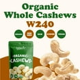 thumbnail image 5 of Organic Whole Large Cashews W240, 8 Pounds — Non-GMO, Raw, Kosher, Vegan — by Food to Live, 5 of 9