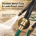 thumbnail image 5 of Heavy Duty Adjustable Twist Hose Nozzle Jet Sweeper Nozzle, 2026 New Upgrade-Home High-Pressure Car Wash Water Gun, High Pressure Water Sprayer with Nozzle & Hose (black), 5 of 7