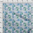thumbnail image 3 of oneOone Cotton Jersey Dark Green Fabric Asian Floral Fabric For Sewing Printed Craft Fabric By The Yard 58 Inch Wide, 3 of 4