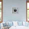 thumbnail image 2 of Yosemite Home Decor CLKBA033 Square Shaped Iron Wall in White Distressed Iron..., 2 of 3