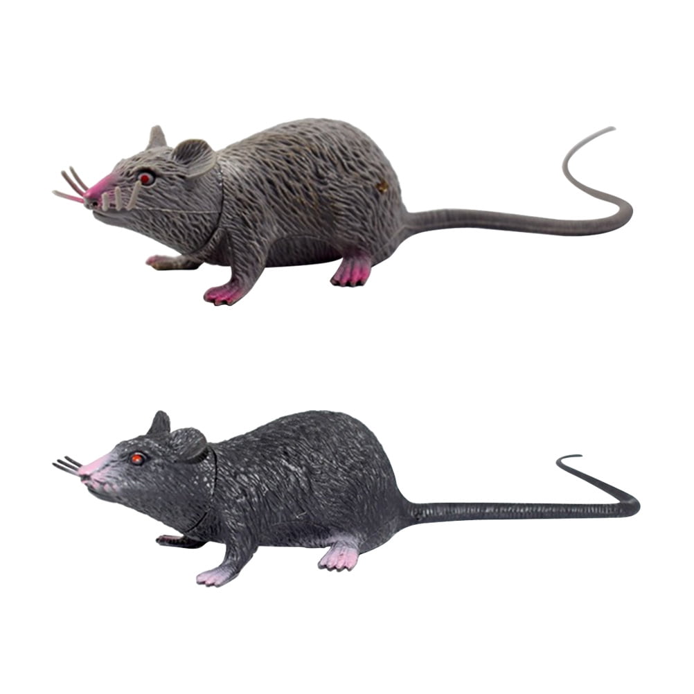 Halloween Prank Trick Simulation Bounce Lifelike Animal Mice Mouse Rat Toy R