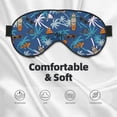 thumbnail image 3 of Naloa Hawaiian Style Print Sleep Mask for Sleeper, Light Blocking Sleeping Eye Mask for Women Men, Eye Shade with Adjustable Strap for Travel, Nap,Meditation, 3 of 7