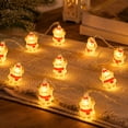 thumbnail image 4 of Cadancy Christmas String Lights Tree Decorations Battery Operated Garland Indoor Outdoor Fairy Lamp for Mantle Fireplace Wall Hanging Home Decor Holiday Party Xmas Decoration, 4 of 7