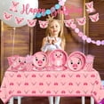 thumbnail image 3 of Juego de Vajilla de Cerdo Rosa para Cumpleaños para Niños, 3 of 6