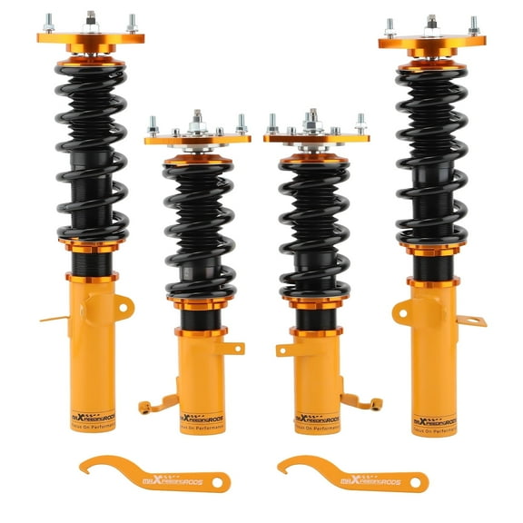 Maxpeedingrods Coilovers Shock Absorber Suspension Kit for Toyota Corolla 88-99 E90 E100 E110 AE92-AE111 Fits select: 1998-1999 TOYOTA COROLLA VE/CE/LE, 1997 TOYOTA COROLLA BASE/CE