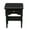 Black, variant on Raindrops 1:12 Scale Wood Nightstand Furniture for Tiny House Decor