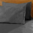 thumbnail image 5 of Great Bay Home Super Soft Extra Plush Fleece Warmer Sheet Set  (King, Charcoal), 5 of 7