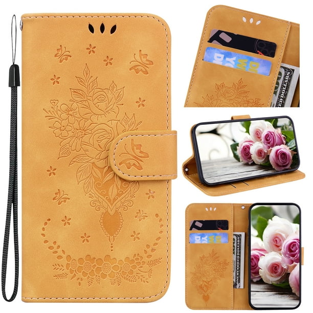 Oh jee Geaccepteerd Mevrouw For Moto G Stylus 2022 4G Case with Card Holder, Durable Luxury Magnetic  Folio Flip PU Leather Pocket Kickstand Women Men Wallet Case for Motorola  Moto G Stylus 2022 4G,Yellow - Walmart.com