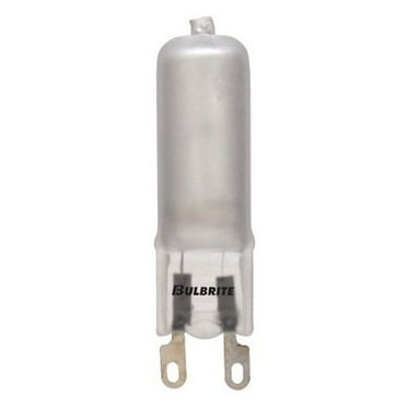 Bulbrite 654160 Q60G9FR 60-Watt Dimmable Halogen Line voltage JC Type T4- G9 Base- Frost  - Pack of 5