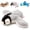 Penguin, variant on Flappy Fella Interactive Toy - Flappyfella Flying Bird Toy, Chargeable Flapping & Chirping Bird Cat Toys for Indoor Cats (Flamingo)