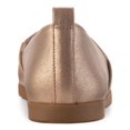 thumbnail image 5 of STYLE & COMPANY Womens Gold Metallic 1/2" Platform Pull Tab Padded Goring Nouraa Round Toe Platform Slip On Flats Shoes 6.5 M, 5 of 5