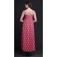 thumbnail image 3 of Bimba Damask Women Printed Sleeveless Long Maxi Strappy Bohemian Beach Dress-XX-Large, 3 of 6