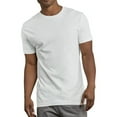thumbnail image 2 of 6 Pack Men's T-Shirts Cotton Short Sleeve Crew Neck S-XL Daily Classic Fit Tee Workout Breathable Casual Menswear Tops Underwear Solid Basic, 2 of 5