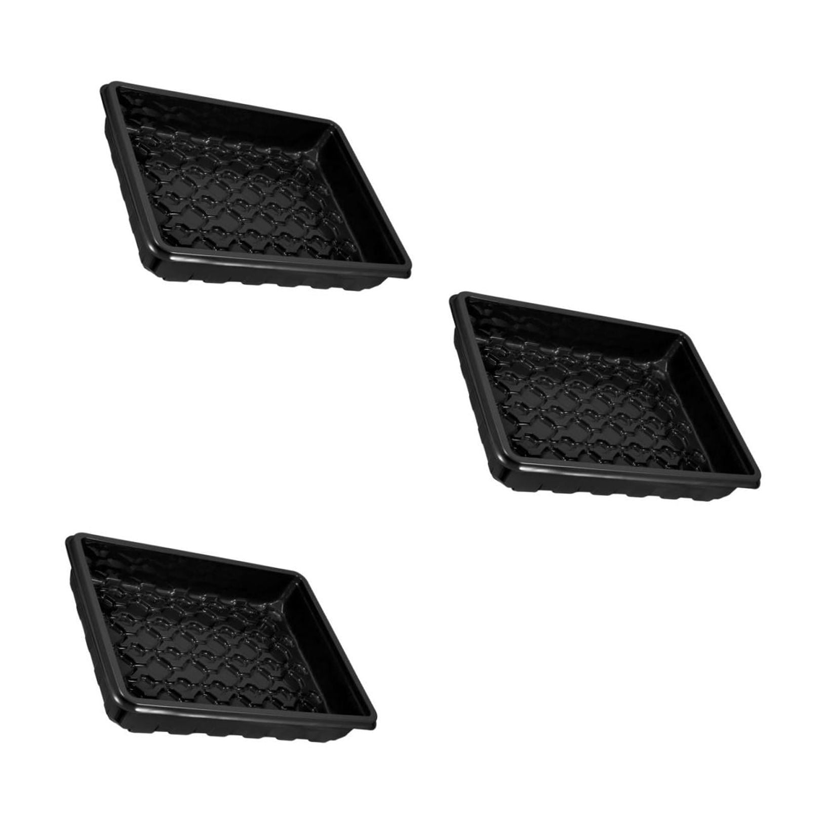 Raindrops 3-Pack Starter Trays for Indoor Gardening, Flower Containers, Sprouting Trays for Daily Garden Use