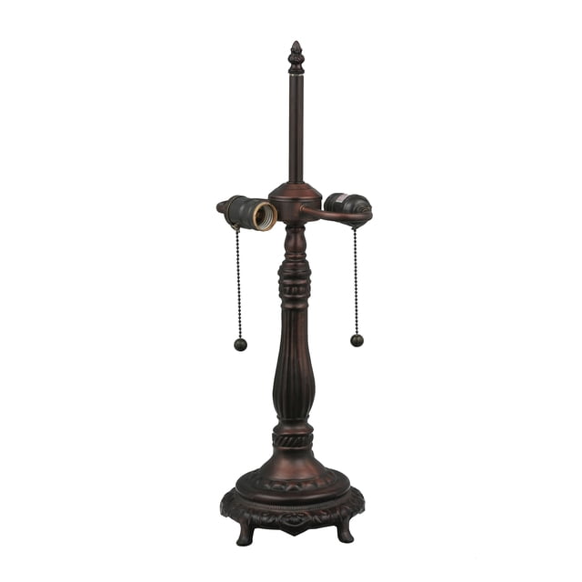 Meyda Tiffany 98881 Pied de Base avec 2 Light"S" Cluster Hardware, 21,5" H