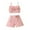 Pink, variant on Weryoung Toddler Girls Sleeveless Vest T Shirt Tops Denim Skirts Sets kids Trendy Outfits ,Pink,2-3 Years
