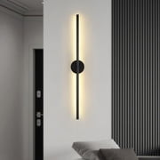 Ozarke Energy Efficient LED Black Wall Sconce