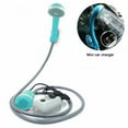 thumbnail image 1 of Portable Camping Shower Shower Head with Water Pump, 2200mAh Removable Rechargeable Battery, USB Cable, for Camping Hiking Travel Garden-Blue, 1 of 9