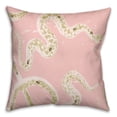 thumbnail image 2 of Creative Products Pink Snake 18 x 18 Spun Poly Pillow, 2 of 3