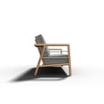 thumbnail image 4 of Curated Maison Daniele 86" Teak Deep Seating Outdoor Sofa with Charcoal Cushion, 4 of 5
