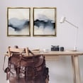 thumbnail image 2 of Stupell Industries Mysterious Abstract Obscure Watercolor Abstract Painting Gold Floater Framed Canvas Art Print Wall Art, 25 x 31, Set of 2, 2 of 9