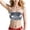 c01Silver, variant on Women's Metallic Crop Top Shiny Strapless Tube Bra Tank Tops Trendy Glitter Performance Sleeveless Top Red M