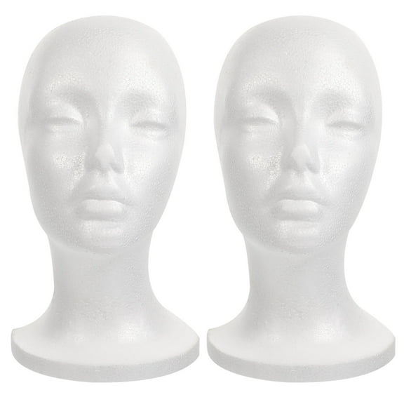 TEHAUX 2 Pcs Female Mannequin Gift for Wig Makers Display Stand