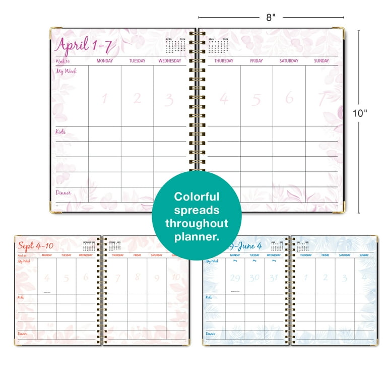 The Mom Life Planner Weekly Monthly Budget Planner Academic Year June'2023  - July'2024 by Global Printed Products - Includes Record Keeping Pages