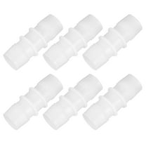Uxcell 5/8" - 3/4" 6 Pcs Plastic Hose Barb Fittings, Reducer Tube Fittings Pipe Adapter Kit for Air Gas Water System