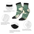 thumbnail image 5 of Naloa Lotus Golden Line Ankle Socks for Women Non Slip Socks No Show Socks Classic Low Cut Casual Socks Casual Socks, 5 of 7